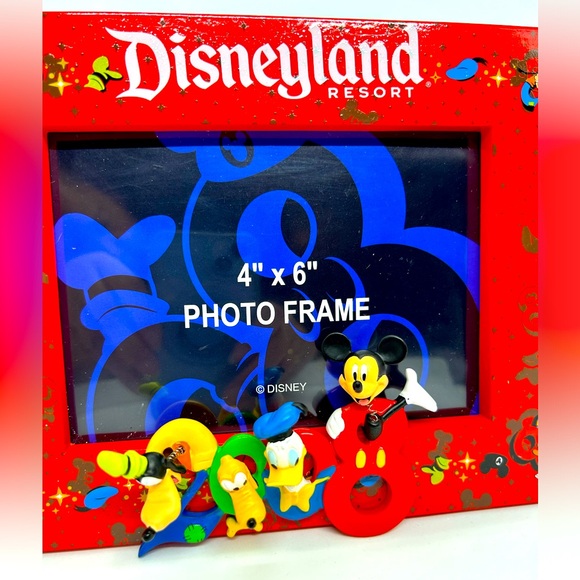 Disneyland Resort 2008 Bobblehead Photo Frame for 4” x 6” Photo, EUC. - Picture 2 of 5